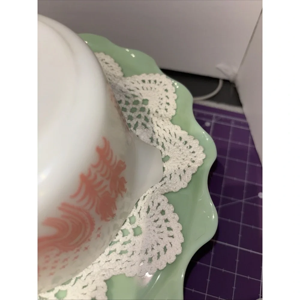 HTF Vintage Pyrex Pink Amish Butterprint‎ 471 472 473